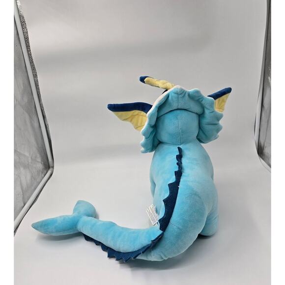 BABW Pokemon Vaporeon Eevee Pikachu Plush Plus One Small Plush Bundle Lot - Picture 4 of 11